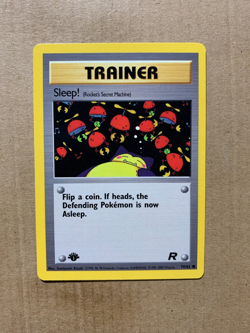 1st Edition Sleep! 79/82 Team Rocket - Common Pokemon Card - NM/Mint - Image 1