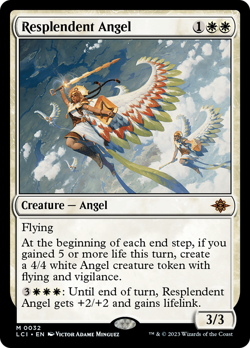 Resplendent Angel The Lost Caverns of Ixalan HEAVILY PLD CARD ABUGames - Image 1