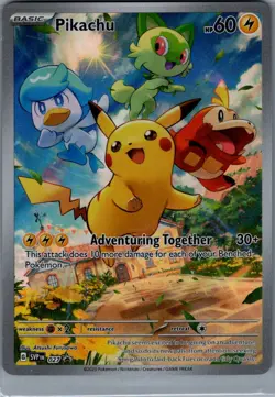 Pikachu Promo SV: Scarlet & Violet Promo Cards 027 NM - Image 1