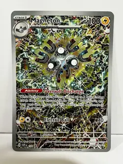 Magneton 159 Surging Sparks Promo Card Holo Full Art Illustration Rare - Image 1