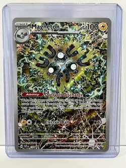 Magneton 159 Surging Sparks Promo Card Holo Full Art Illustration Rare - Image 2