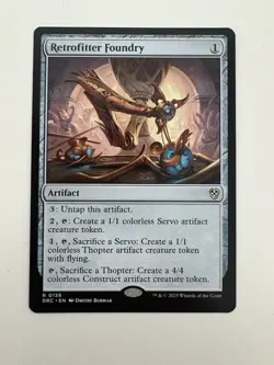 Retrofitter Foundry MTG Magic the Gathering Card NM Near Mint DRC - Image 1