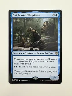 Sai Master Thopterist MTG Magic the Gathering Card NM Near Mint DRC - Image 1