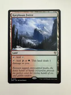 Karplusan Forest MTG Magic the Gathering Card NM Near Mint DRC - Image 1