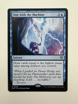 One with the Machine MTG Magic the Gathering Card NM Near Mint DRC - Image 1