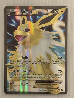 Pokemon TCG XY Generations Jolteon EX Full Art Card 28a/83 NM/MINT! CLEAN RARE - Image 1