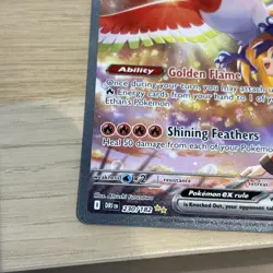 Pokemon TCG Ethans Ho-Oh EX Sir Destined Rivals Holo Card 230/182 English - Image 4