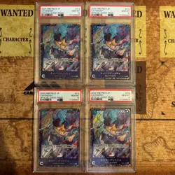 PSA10 Cavendish EB01-012 SR Official Event Prize 4-Card Set One Piece Card Japan - Image 1