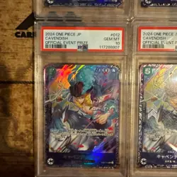 PSA10 Cavendish EB01-012 SR Official Event Prize 4-Card Set One Piece Card Japan - Image 4