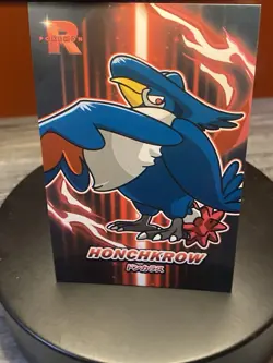 Honchkrow - Cracked Ice Holo - Team Rocket Card Database - Pokemon Card - Image 1