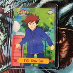 1999 Pokemon Topps GARY OAK TV Animation Edition Puzzle Card 001 - Image 3