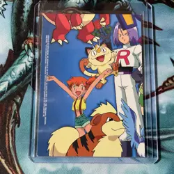 1999 Pokemon Topps GARY OAK TV Animation Edition Puzzle Card 001 - Image 4