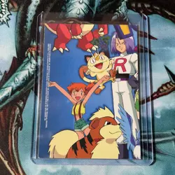 1999 Pokemon Topps GARY OAK TV Animation Edition Puzzle Card 001 - Image 5