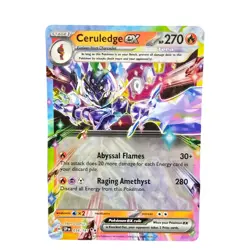 Pokemon TCG Ceruledge EX 036/191 2024 Surging Sparks Double Rare Card - NM - Image 1
