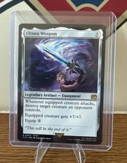 MTG Ultima Weapon Final Fantasy Magic The Gathering #563 R FIN - Image 1