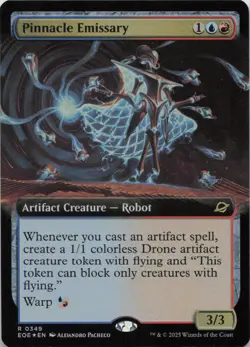 Pinnacle Emissary (Extended Art) - FOIL - R Edge of Eternities 349 - MTG - Image 1