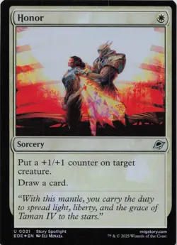 Honor - FOIL - U Edge of Eternities 21 - MTG - Image 1