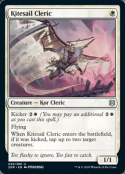 Kitesail Cleric -Foil Near Mint MTG Zendikar Rising - Image 1