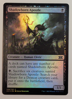 MTG - 1x Shadowborn Apostle - Double Masters 2 - NM - Foil - Magic The Gathering - Image 1