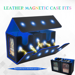 MTG Deck Box, 3-In-1 MTG Commander Deck Storage with Dice Tray, 4 Dividers & 2 C - Image 3