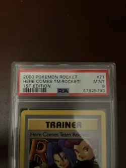 2000 Here Comes Team Rocket - Team Rocket Pokemon Cards - 1st Edition PSA 9 - Image 2