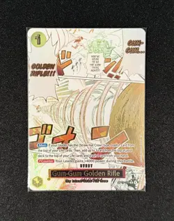 Gum-Gum Golden Rifle English (YELLOW) ALT ART OP15-116 card One Piece CCG - Image 1
