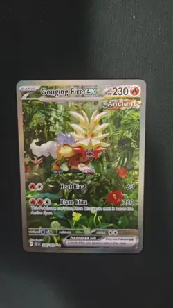 Gouging Fire ex 204/162 Temporal Forces Pokemon Card - Image 3