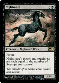 NIGHTMARE X4 4 4X Magic 2010 MTG Magic the Gathering Cards DJMagic - Image 1