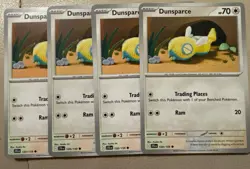 Dunsparce 120/159 x4 Playset 4x - Pokemon S&V Journey Together JTG - 4 Card Set - Image 2