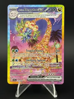 POKEMON CARD 2024 ALOLAN EXEGGUTOR EX SIR FULL ART 242/191 SV SURGING SPARKS - Image 1