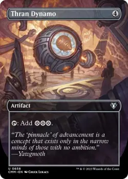Thran Dynamo (Borderless) -Foil Near Mint MTG Commander Masters - Image 1