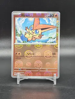 Victini 012/086 Poke Ball Pattern - Black Bolt - Reverse Holo Pokemon Card - NM - Image 1