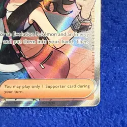 Pokemon TCG Trainer Hilda Full Art Rare Holo Card Black Bolt White Flare - Image 5