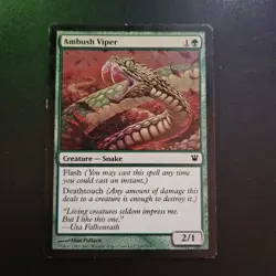Magic the Gathering MTG Ambush Viper (169) Innistrad LP TCG CCG - Image 1