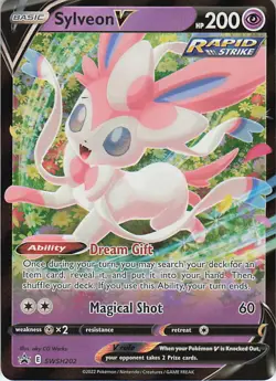Sylveon V - Holo Promo SWSH: Sword & Shield Promo Cards SWSH202 NM - Image 1