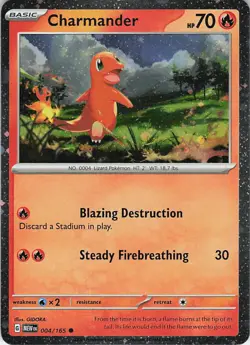 Charmander - (Cosmos Holo) Holo Promo Miscellaneous Cards & Products 004/165 NM - Image 1