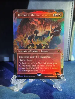 Inferno of the Star Mounts (Borderless) Adventures in the Forgotten Realms Foil - Image 1