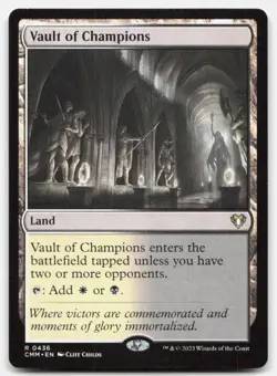 Vault of Champions 436 Rare Commander Masters Magic: The Gathering Near Mint - Image 1