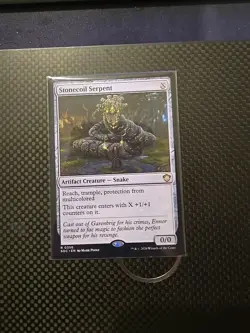 MTG Commander: Secrets of Strixhaven Stonecoil Serpent 0356 NM Rare - Image 1