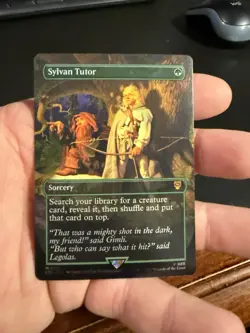 Sylvan Tutor (Borderless Foil) Lord of the Rings NM 531 - Image 1