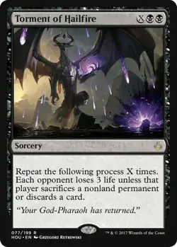 Torment of Hailfire x1 MTG Magic the Gathering - Hour of Devastation - Image 1