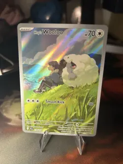 Pokemon Hop's Wooloo Illustration Rare Journey Together 170/159 NM - Image 1