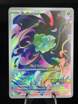 Bulbasaur 133/132 Illustration Rare Mega Evolution Pokemon Near Mint - Image 1