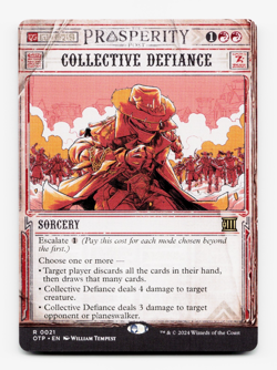 Collective Defiance [Outlaws of Thunder Junction: Breaking News] MTG NM/M 🔥 - Image 1