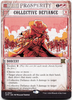 Collective Defiance [Outlaws of Thunder Junction: Breaking News] MTG NM/M 🔥 - Image 3