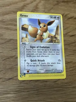 Mint Pokemon Eevee 63/100 Sandstorm NM M Card E-Reader Ereader - Image 1