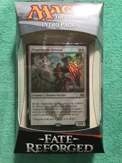 MTG FATE REFORGED INTRO PACK UNFLINCHING ASSAULT FACT SEALD - Image 1