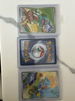 Pokemon First Partner Illustration Collection Series 1 Kanto Gen 1 Starters Set - Image 3