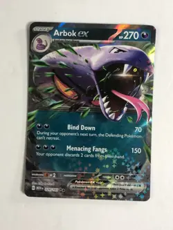 Pokemon TCG 151 Arbok EX 024/165 Near Mint - Image 1