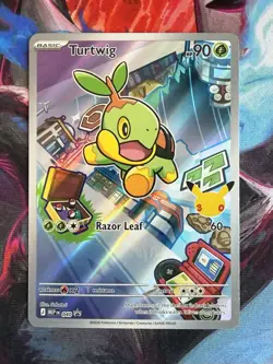 Turtwig 040 IR - First Partner's Black Star Promo Pokemon PACK FRESH MINT - Image 1
